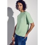 Street One - Dames Shirt - Groen - Katoen