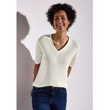 Street One - T-Shirt - Korte Mouwen - V-Hals - Zachte Stof