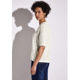 Street One - T-Shirt - Korte Mouwen - V-Hals - Zachte Stof