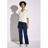 Street One - T-Shirt - Korte Mouwen - V-Hals - Zachte Stof