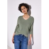 Street One, Dames, Truien, Groen, Maat: XS Katoen,