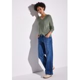 Street One, Dames, Truien, Groen, Maat: XS Katoen,