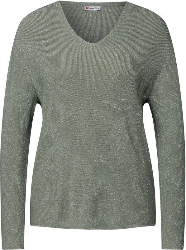 Street One, Dames, Truien, Groen, Maat: XS Katoen,