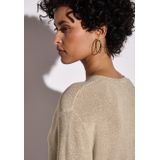 STREET ONE Strickpullover mit metallisierten Fasern