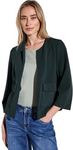 Street One - Groene Modal Jas - Dames - Polyester