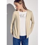 Cotton Beige - Sweatvest - Lange Mouwen - Regular Fit - Brei-Look