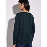 Hunter Green - Sweatvest - Bovenmateriaal - Lange Mouwen - Regular Fit