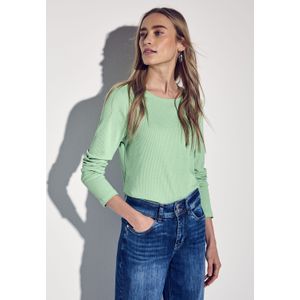 Street One - A322919 - T-shirt - Milky Green Mel.