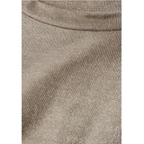 Street One - T-shirt - Zwart - Viscosemix