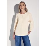 Sweater - Lucid White - 3/4-Mouwen - Zonder Capuchon - Zonder Zakken