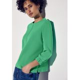 STREET ONE Sweater mit 3/4-Arm mit elastischen Bündchen