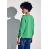 STREET ONE Sweater mit 3/4-Arm mit elastischen Bündchen