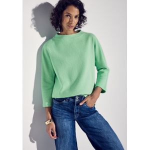 Tendril Green - Longsleeve - Sweatstof - 3/4 Mouw