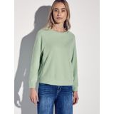 Sweatstof Sweater - Effen - Ronde Hals - Lange Mouw - Normale Pasvorm