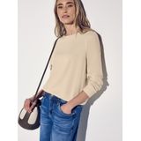 Sweater - Effen - Sweatstof - Ronde Hals - Lange Mouwen