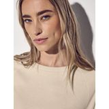 Sweater - Effen - Sweatstof - Ronde Hals - Lange Mouwen