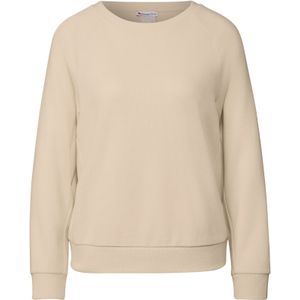 Street One Behaaglijk shirt voor, Katoen Beige, 36
