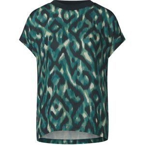 T-shirt imprimé, vert sapin, 40