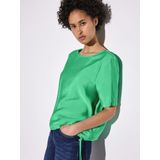 Street One - Blouse - Groen - Korte Mouwen