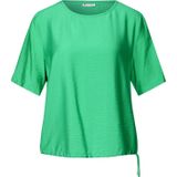 Street One - Blouse - Groen - Korte Mouwen