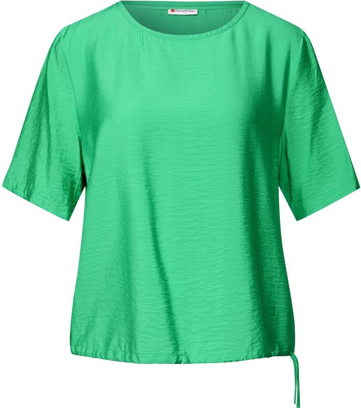 Street One - Blouse - Groen - Korte Mouwen