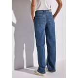 STREET ONE Jeans met brede pijpen, Zacht medium gewassen, 29W / 30L