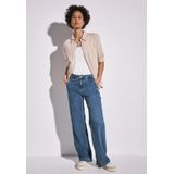 STREET ONE Jeans met brede pijpen, Zacht medium gewassen, 29W / 30L