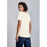 Street One - Gerda - T-shirt - Effen - Katoen-Modaalmix