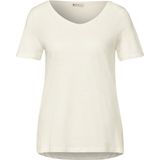 Street One - Gerda - T-shirt - Effen - Katoen-Modaalmix