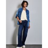 Street One - Gerda - T-shirt - Wit - Katoen-Modaalmix