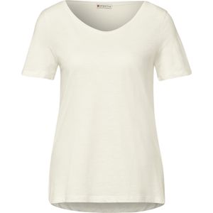 Street One - Gerda - T-shirt - Effen - Katoen-Modaalmix