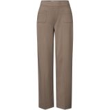 Street One - Straight Legs Broek - High Waist - Blauw - Viscosemix