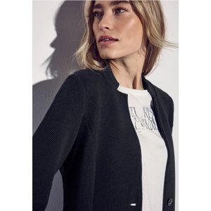 Street One Dames Jacquard blazer in Blauw, in size: 34