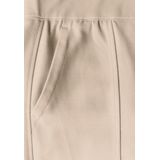 STREET ONE - Bandplooibroek - Beige - Loosefit - High Waist