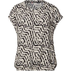 Street One - Bicolor - Blouse - Korte Mouwen - 100% Viscose