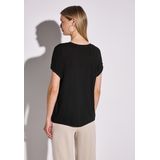 STREET ONE Shirttop mit Lochmuster Detail