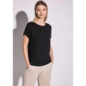 STREET ONE T-Shirt, aus strecthigem Viskosematerial