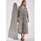 Street One - Midi-Tuniekjurk - Grafisch Patroon - V-hals - 3/4 Mouwen