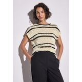 Street One - A323158 - T-shirt - Gestreept - Ajour - Dames