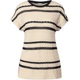 Street One - A323158 - T-shirt - Gestreept - Ajour - Dames