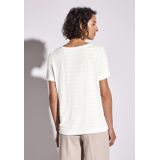 Street One - T-shirt - Fijn Structuurpatroon - Korte Mouwen - Dames