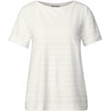 Street One - T-shirt - Fijn Structuurpatroon - Korte Mouwen - Dames