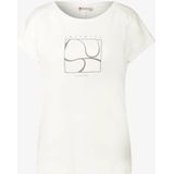 Street One - Shirt - Wit - Print - Katoen