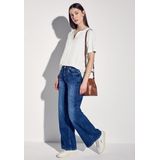 STREET ONE - Blouse - Glory Red - Korte Mouwen - Ingesneden Ronde Hals