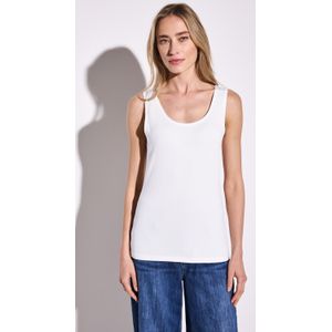 STREET ONE Rundhalsshirt aus softem Materialmix