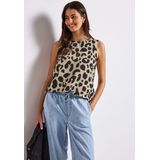 Street One - Mousseline Blouse Top - Beige - Dames