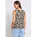 Street One - Mousseline Blouse Top - Beige - Dames