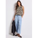 Street One - Mousseline Blouse Top - Beige - Dames