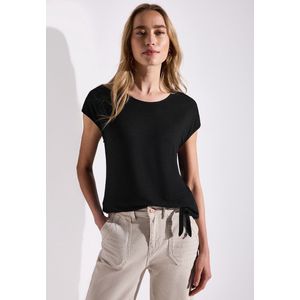 Street One - A323307 - T-shirt - Zwart - Dames
