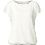 Street One - A323327 - T-shirt - Gebroken Wit